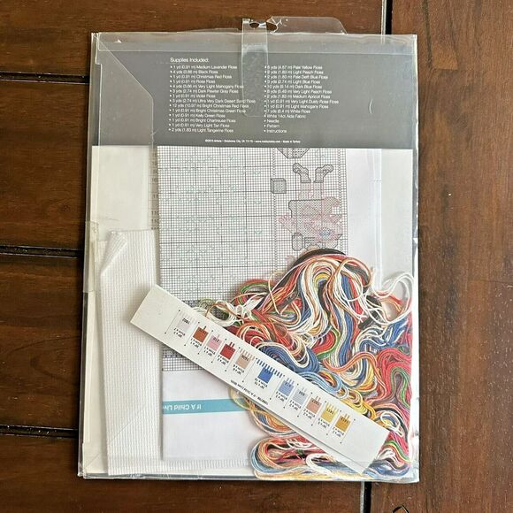 Counted Cross Stitch Kit If A Child Lives With Love Criticism Zweigart - Picture 4 of 4